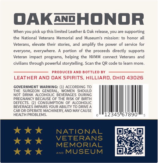 Oak And Honor label image 2
