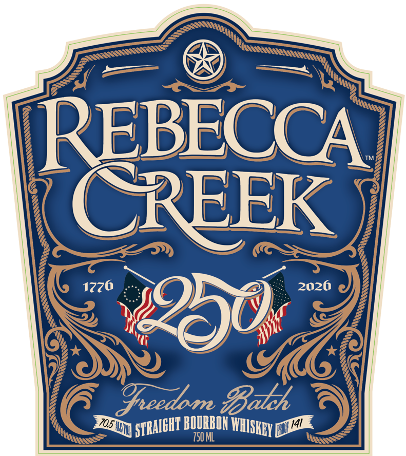 Rebecca Creek 250 Freedom Batch label