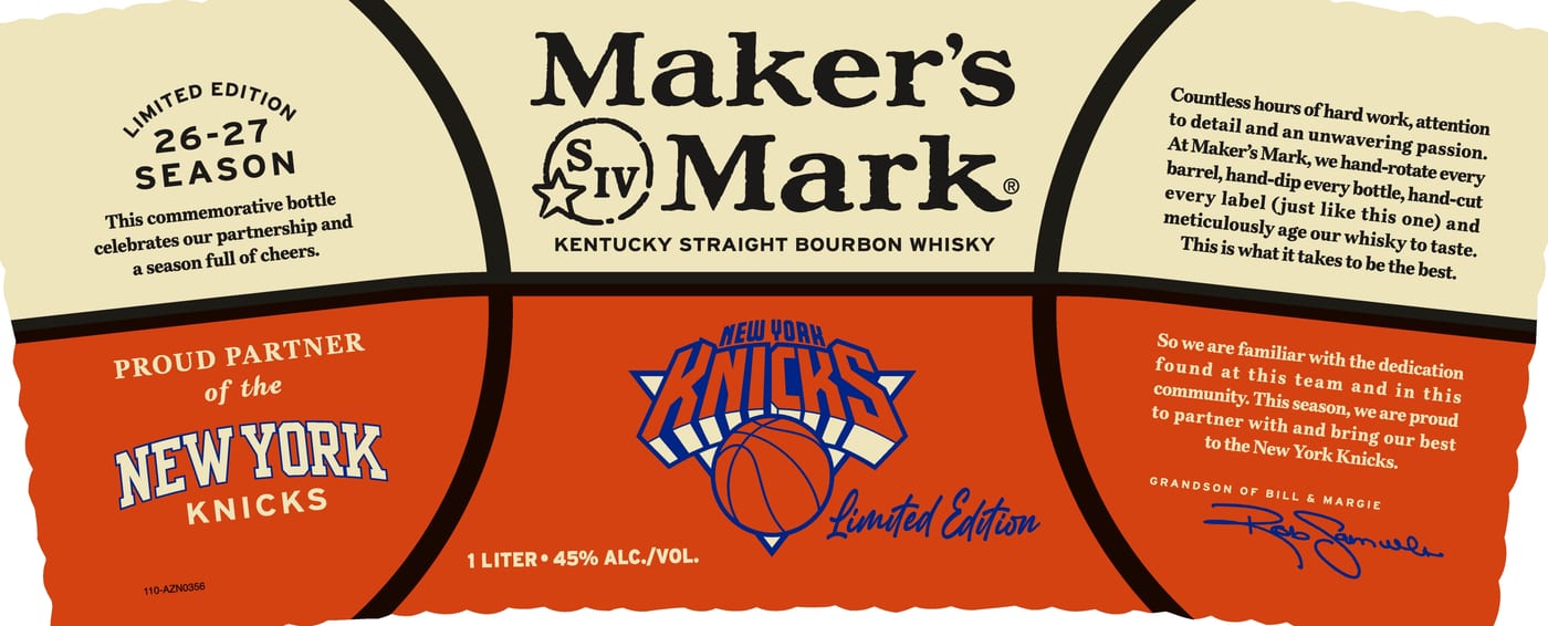 Maker's Mark label