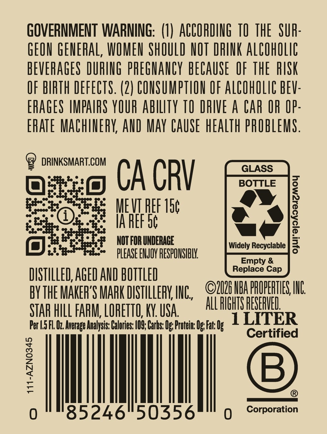 Maker's Mark label image 2