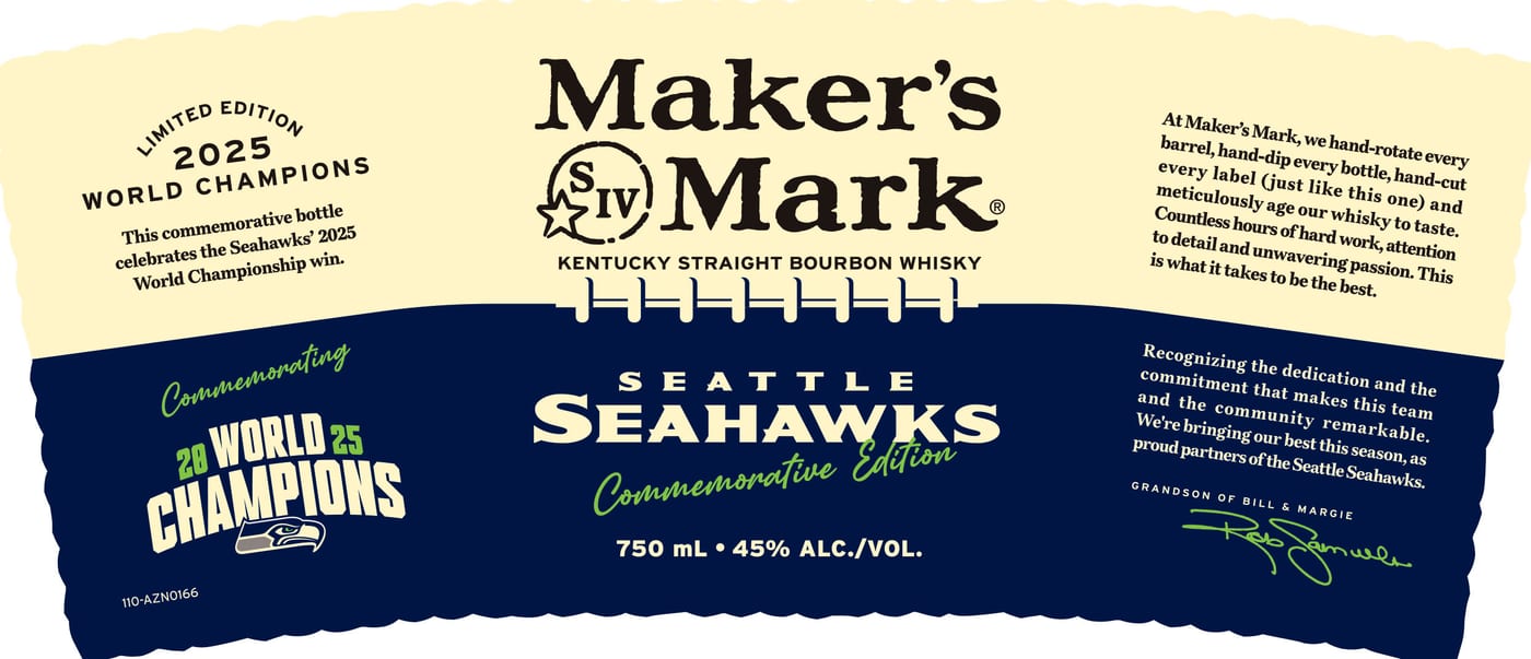 Maker's Mark label
