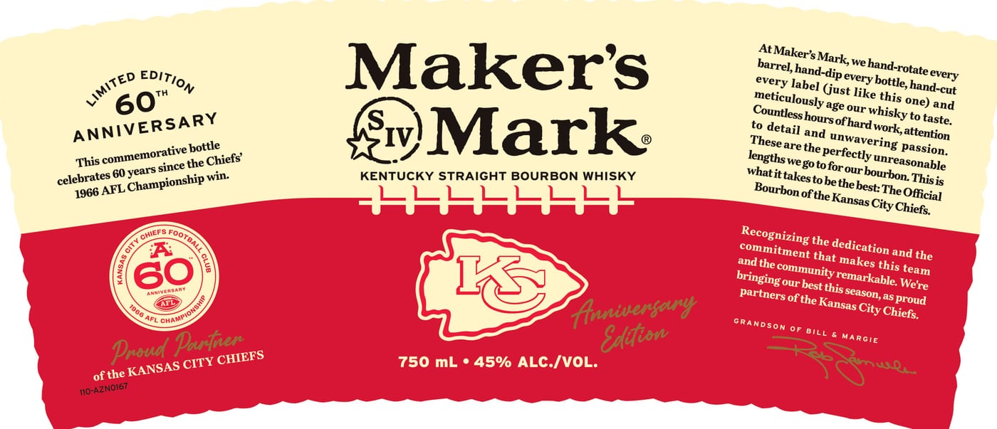 Maker's Mark label