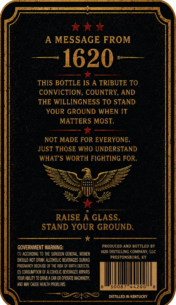 1620 Distilling Company Commander's Reserve label image 3