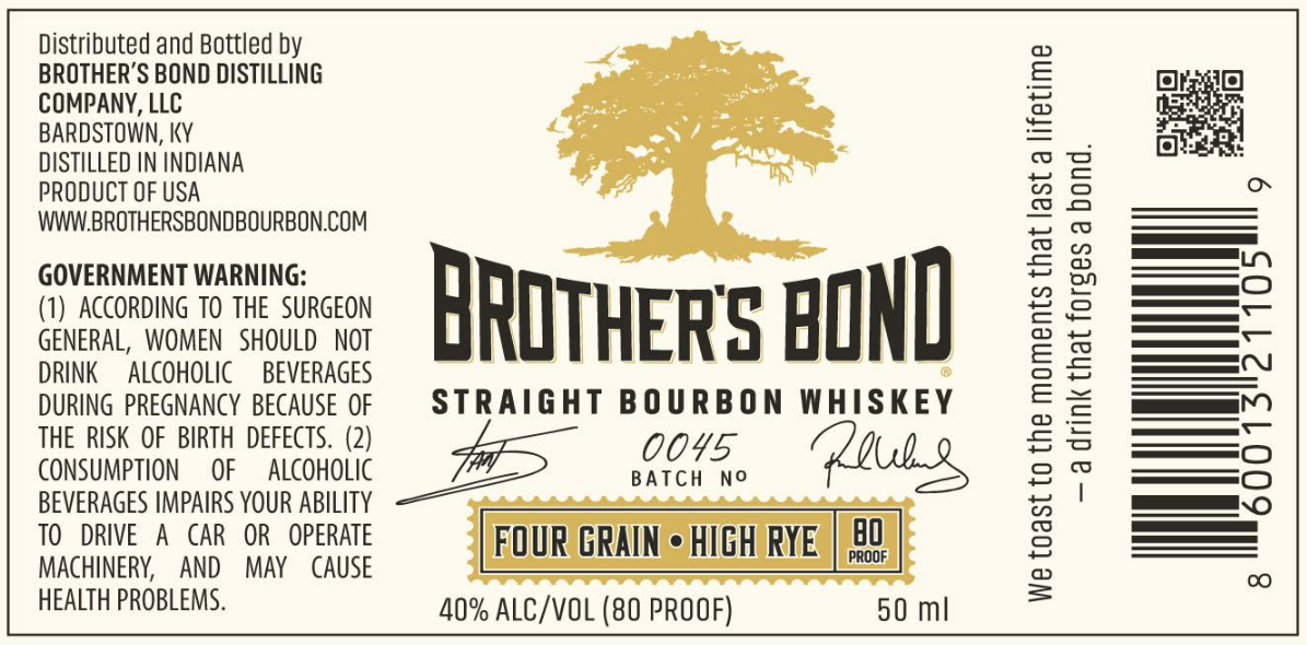 Brother's Bond label
