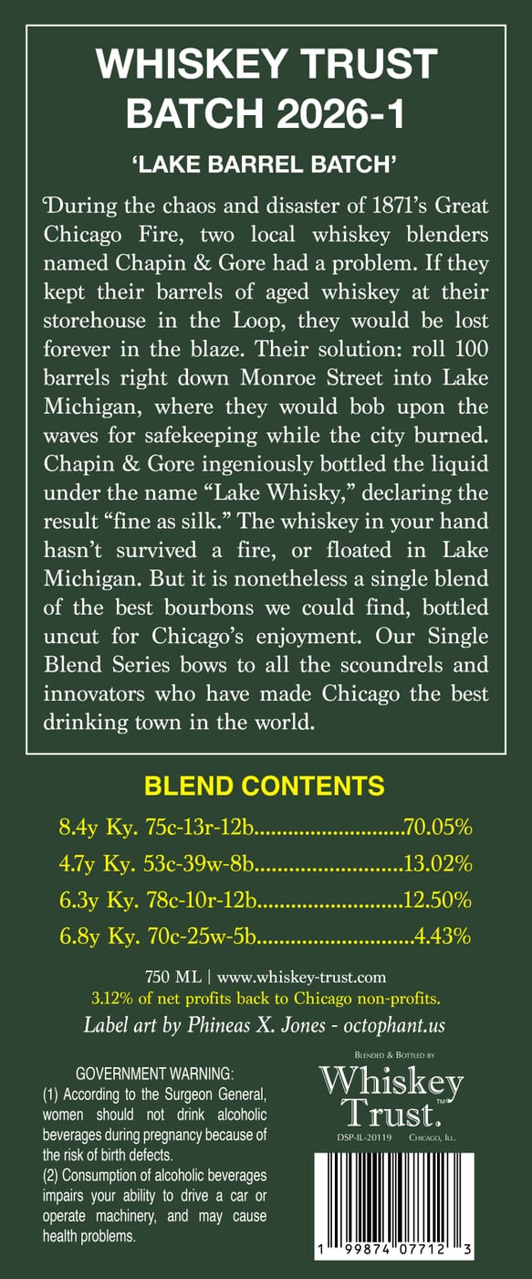 Whiskey Trust Single Blend Collection label image 2