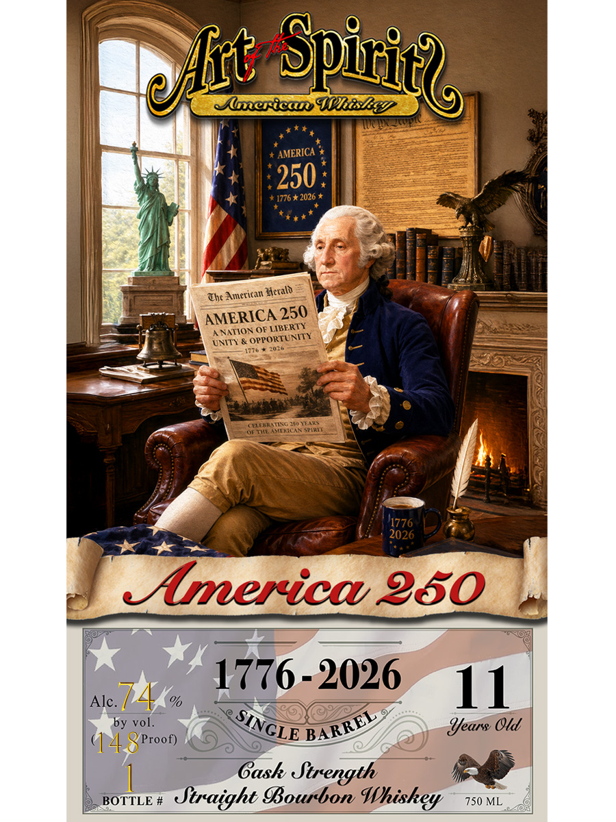Art Of The Spirits American Whiskey label