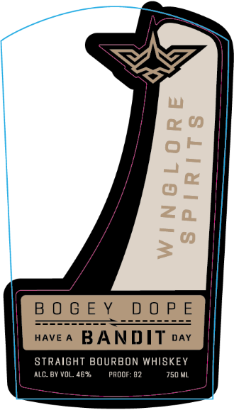 Winglore Spirits label