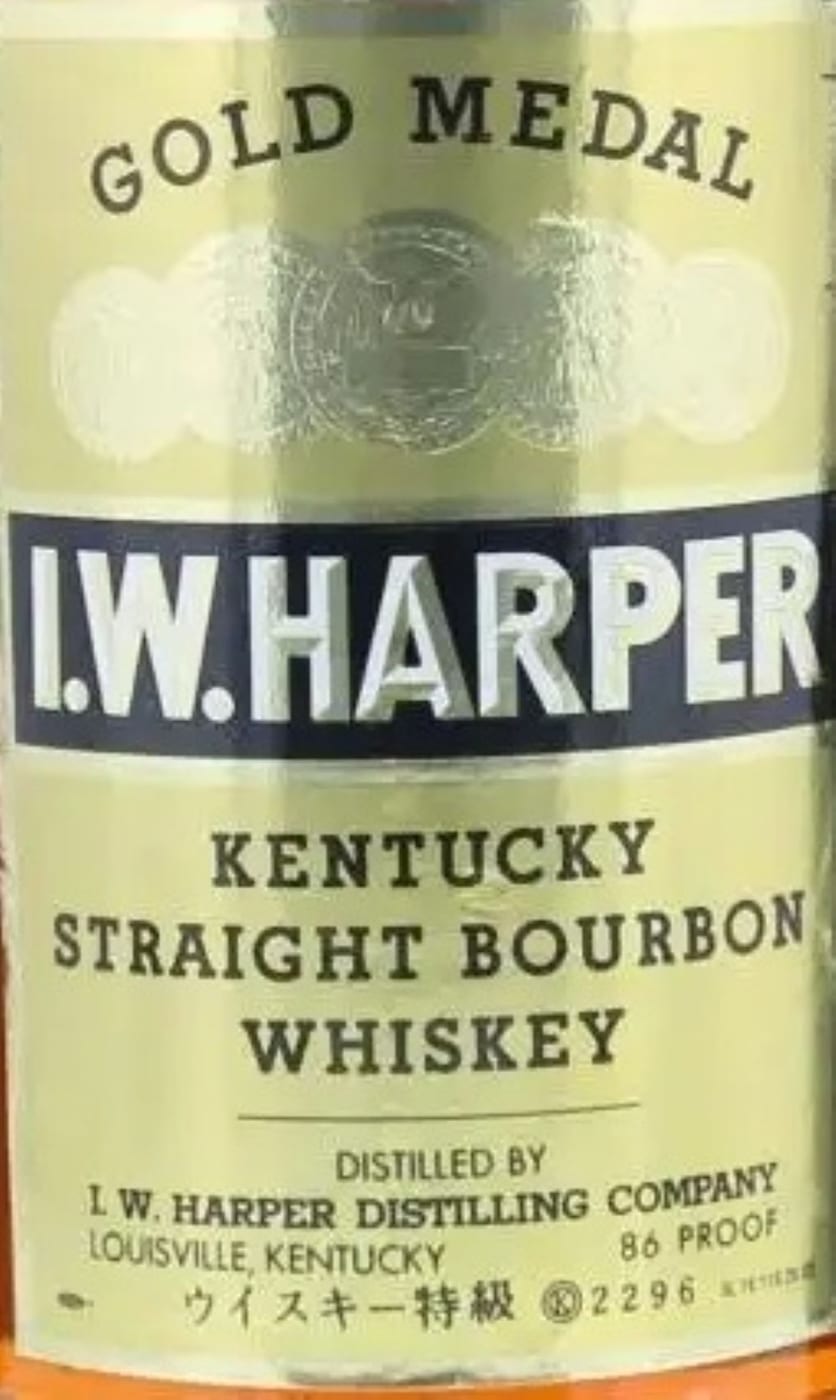 I.w.harper Gold Medal label image 2