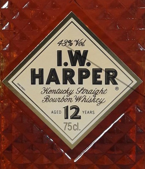 I.w.harper Aged 12 Years label image 2