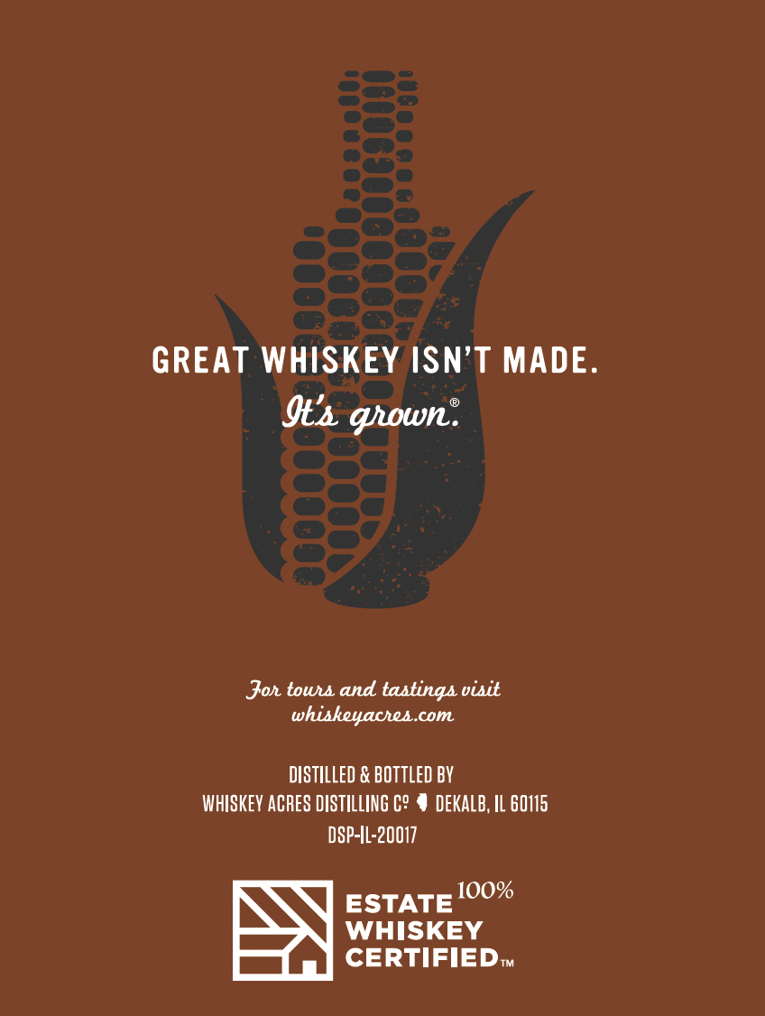 Whiskey Acres Distilling CO. label image 2