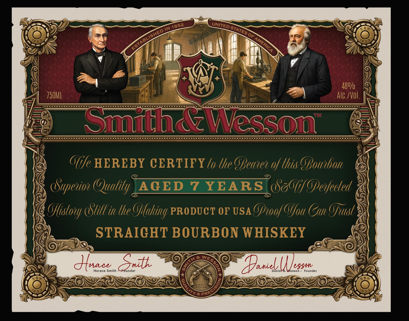 Smith & Wesson label