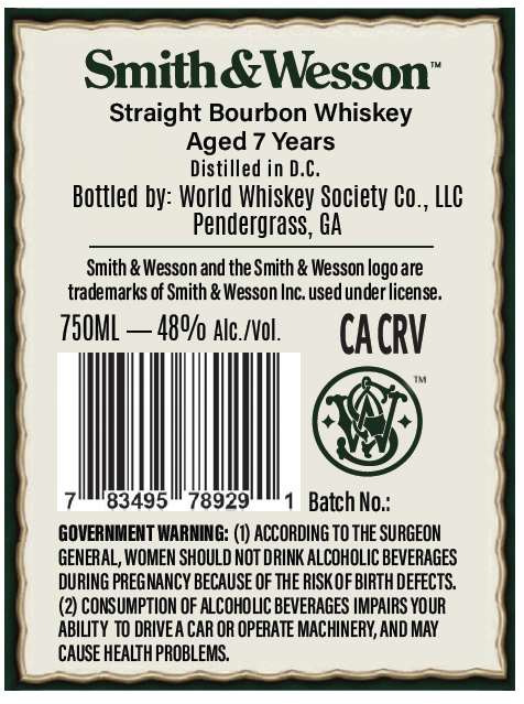 Smith & Wesson label image 3