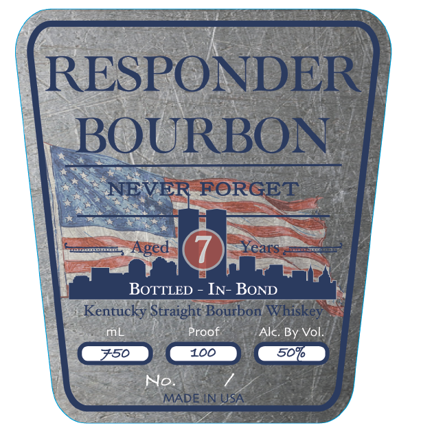 Responder Bourbon label