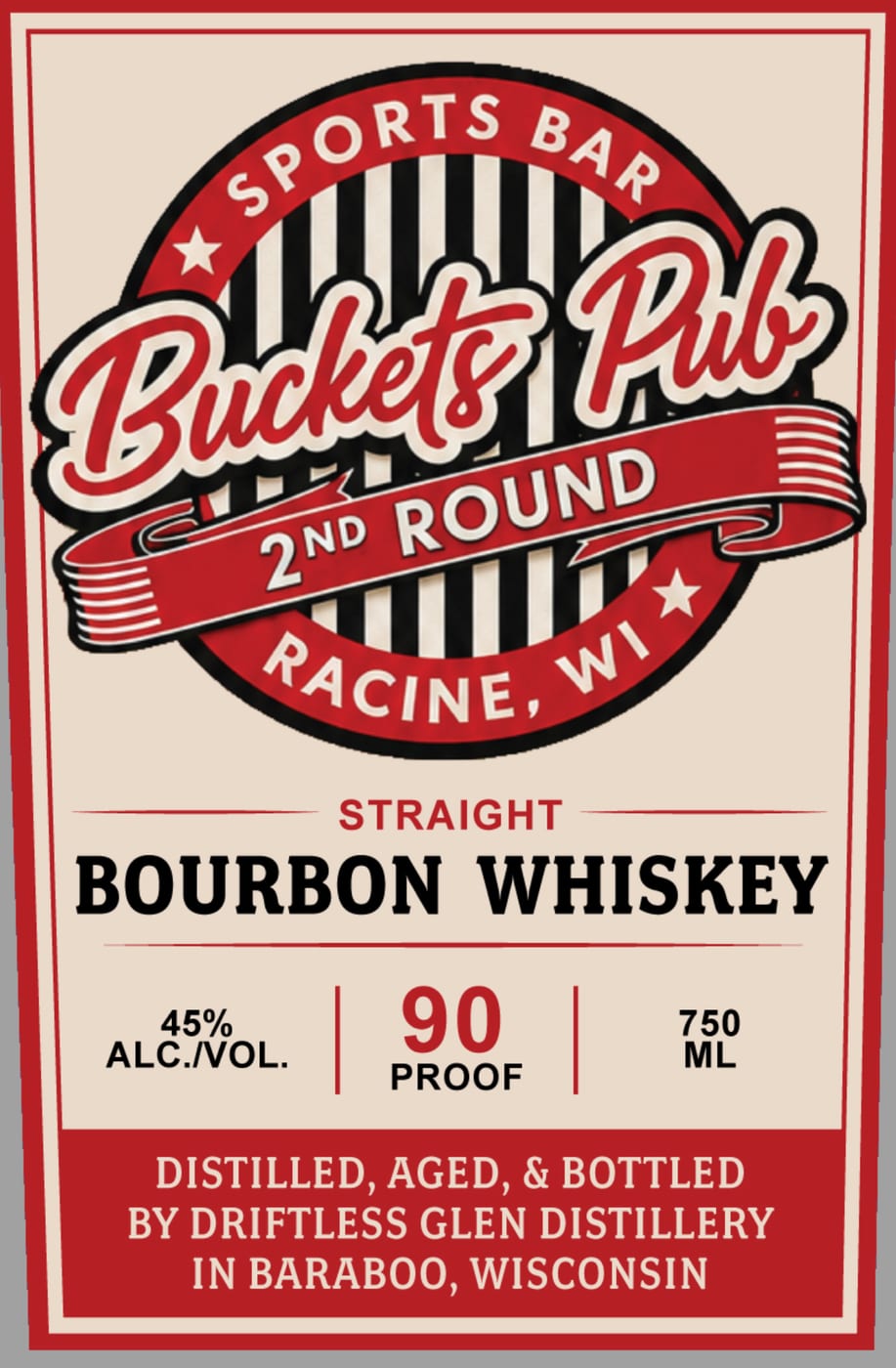 Buckets Pub 2ND Round label
