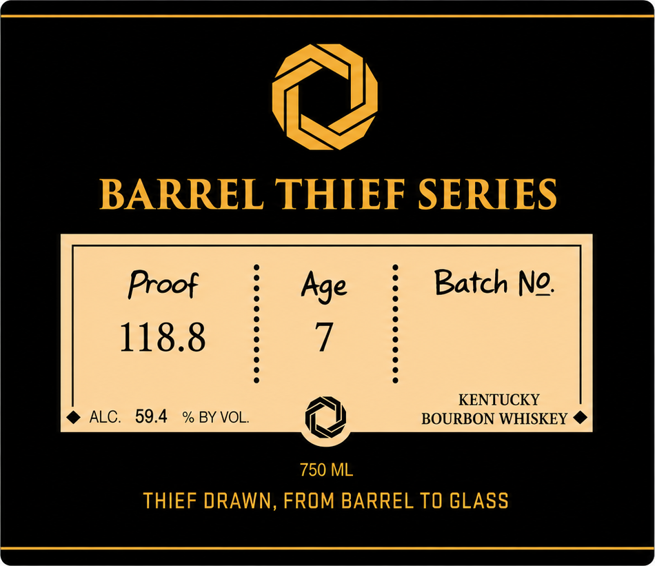 Barrel Thief Series label