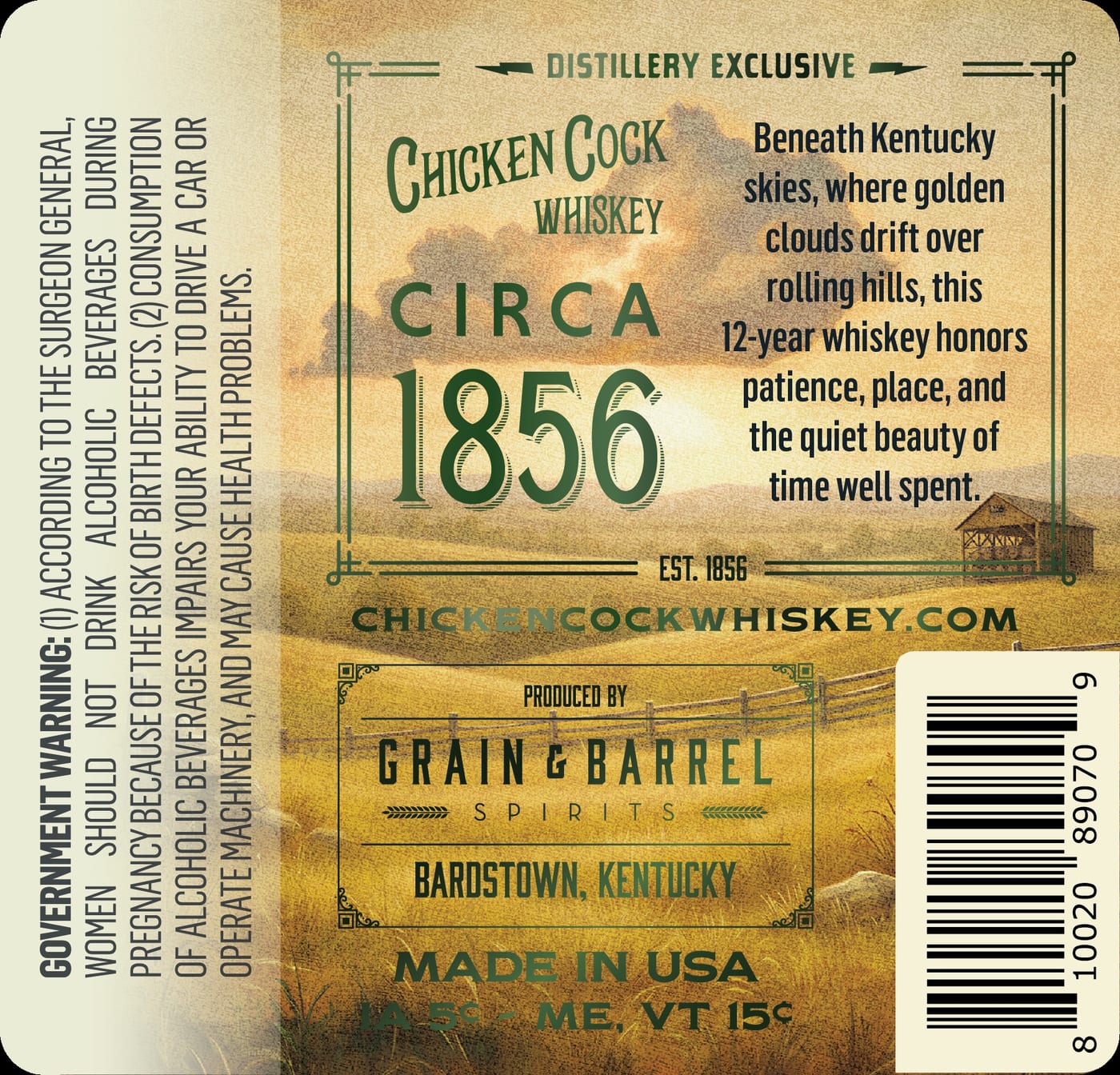 Chicken Cock label image 2