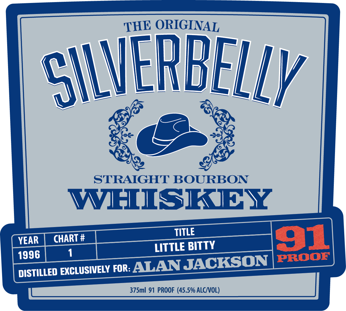 Silverbelly Whiskey label