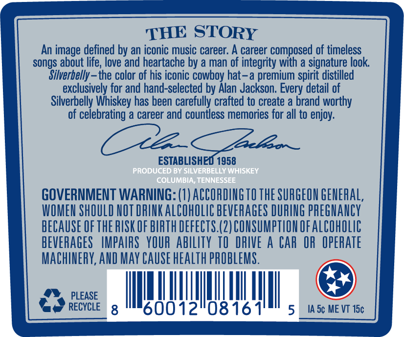 Silverbelly Whiskey label image 2
