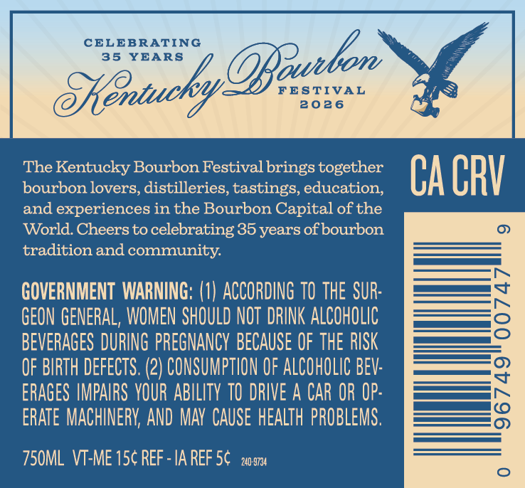 Kentucky Bourbon Festival Commemorative Release label image 2