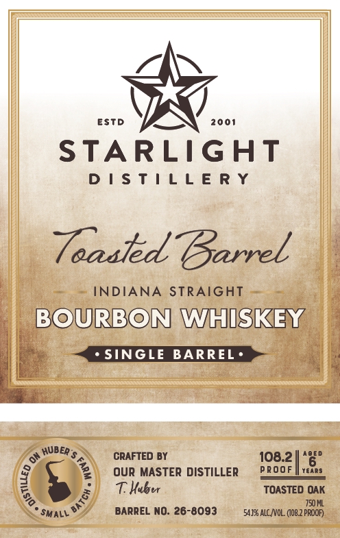 Starlight Distillery label