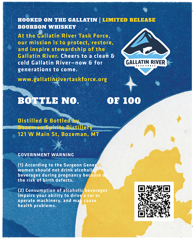 Hooked On The Gallatin Bourbon Whiskey label image 2
