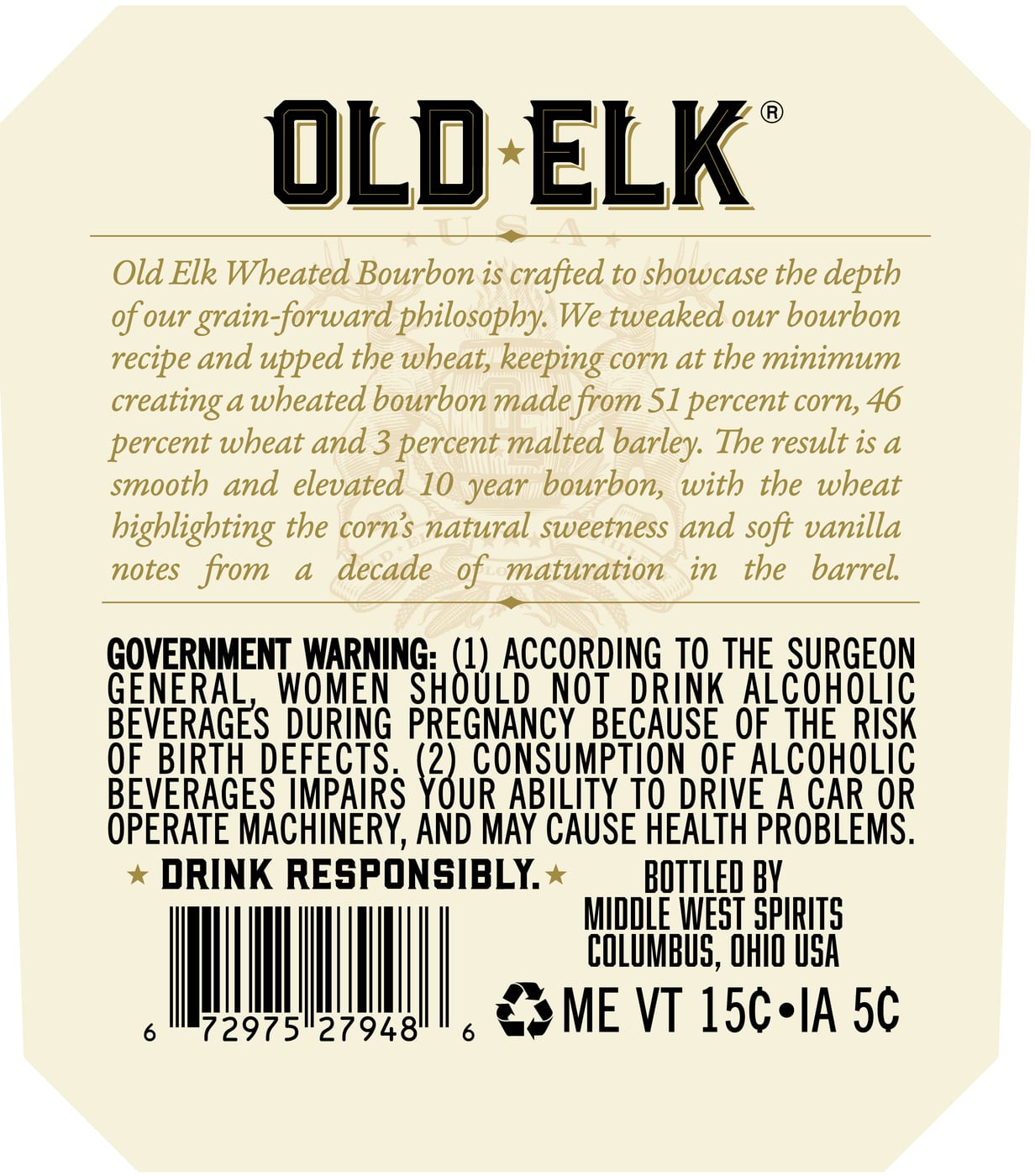 Old Elk label image 3