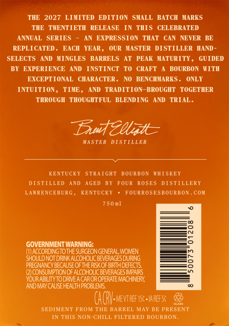 Four Roses Limited Edition label image 2