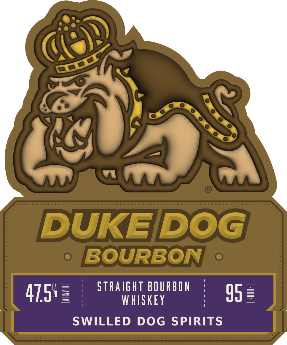 Swilled Dog Spirits label