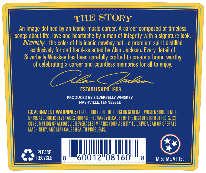 Silverbelly Whiskey label image 3