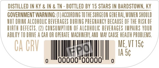 15 Stars label image 4