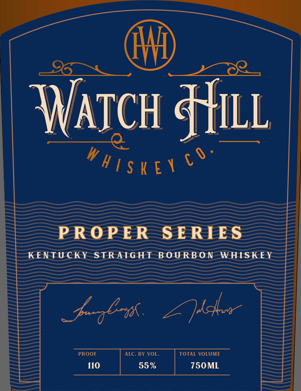 Watch Hill Whiskey CO. label