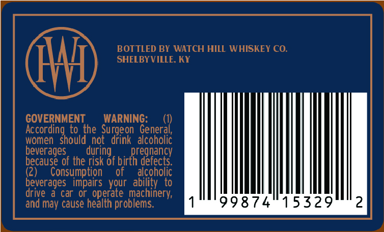 Watch Hill Whiskey CO. Proper Series - Kentucky Straight Bourbon Whiskey 110 label image 2