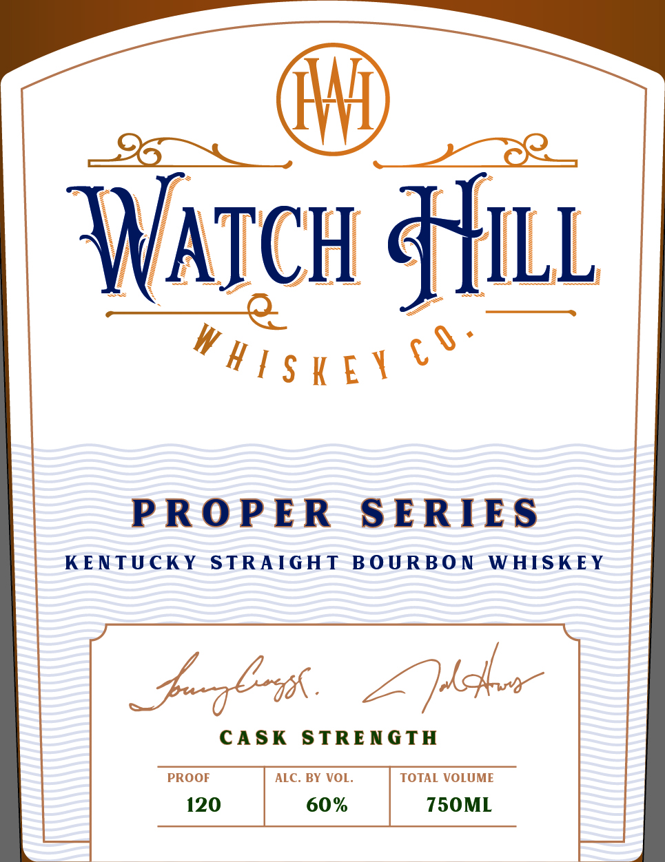 Watch Hill Whiskey CO. label