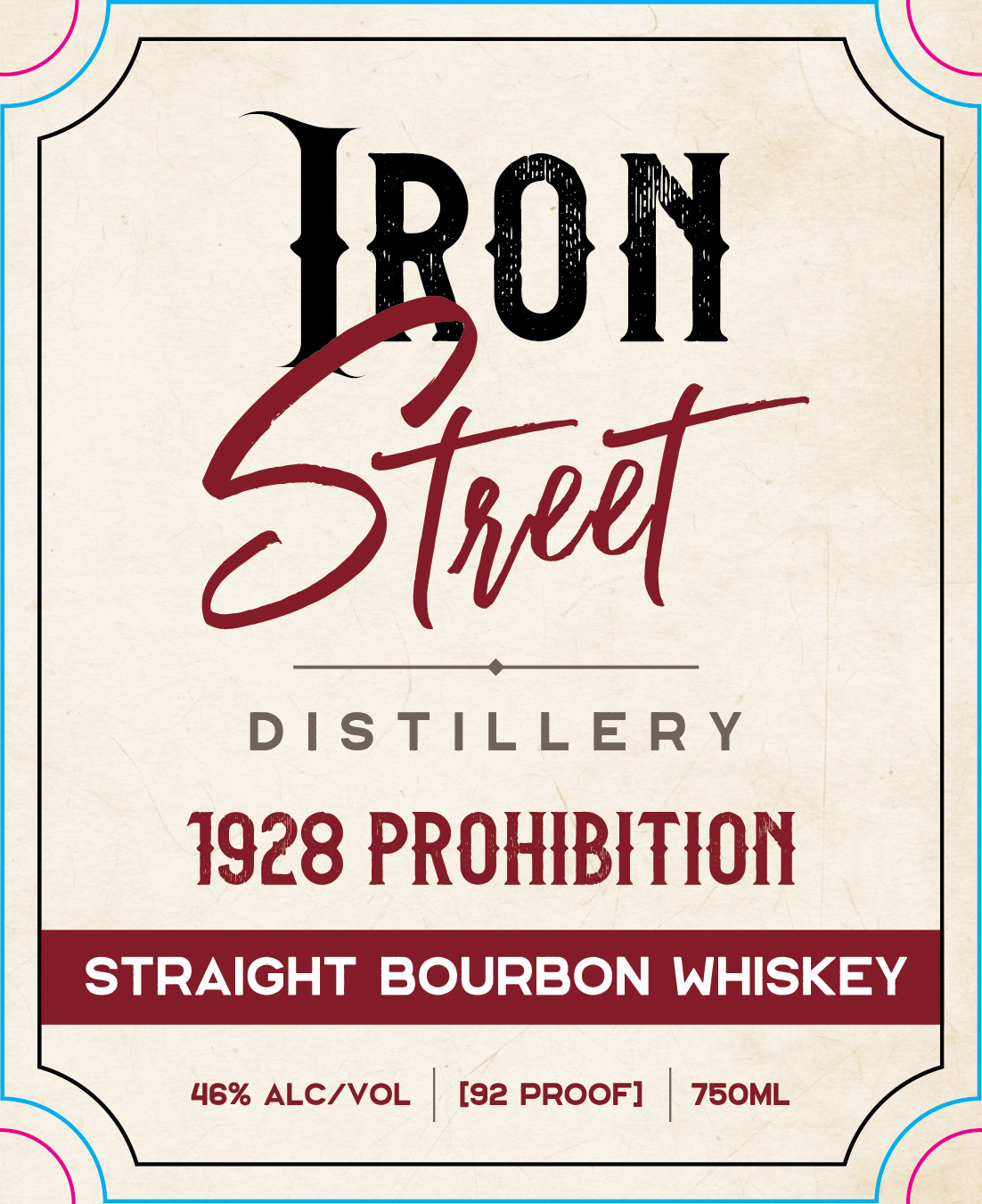 1928 Bourbon label