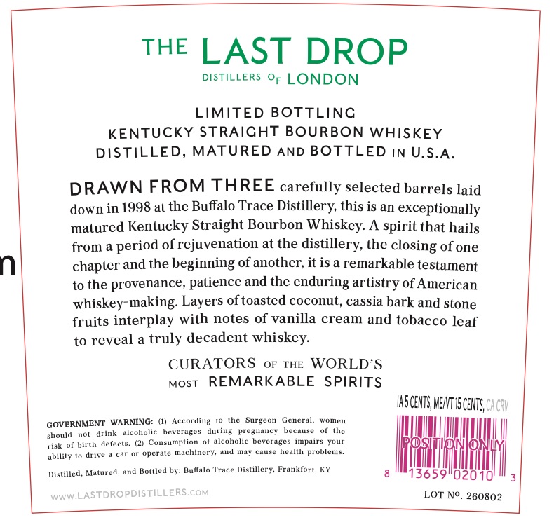 The Last Drop label image 2