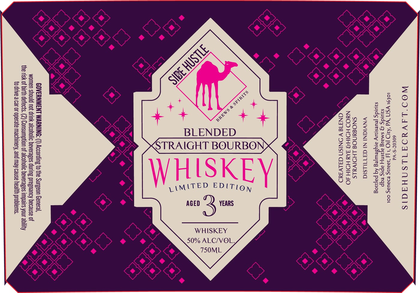 Side Hustle Brews & Spirits label