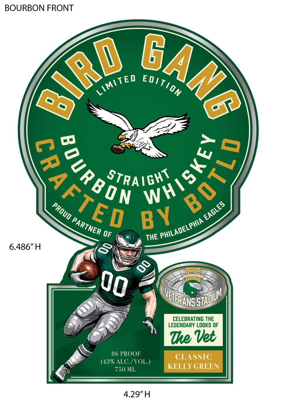 Bird Gang Spirits label