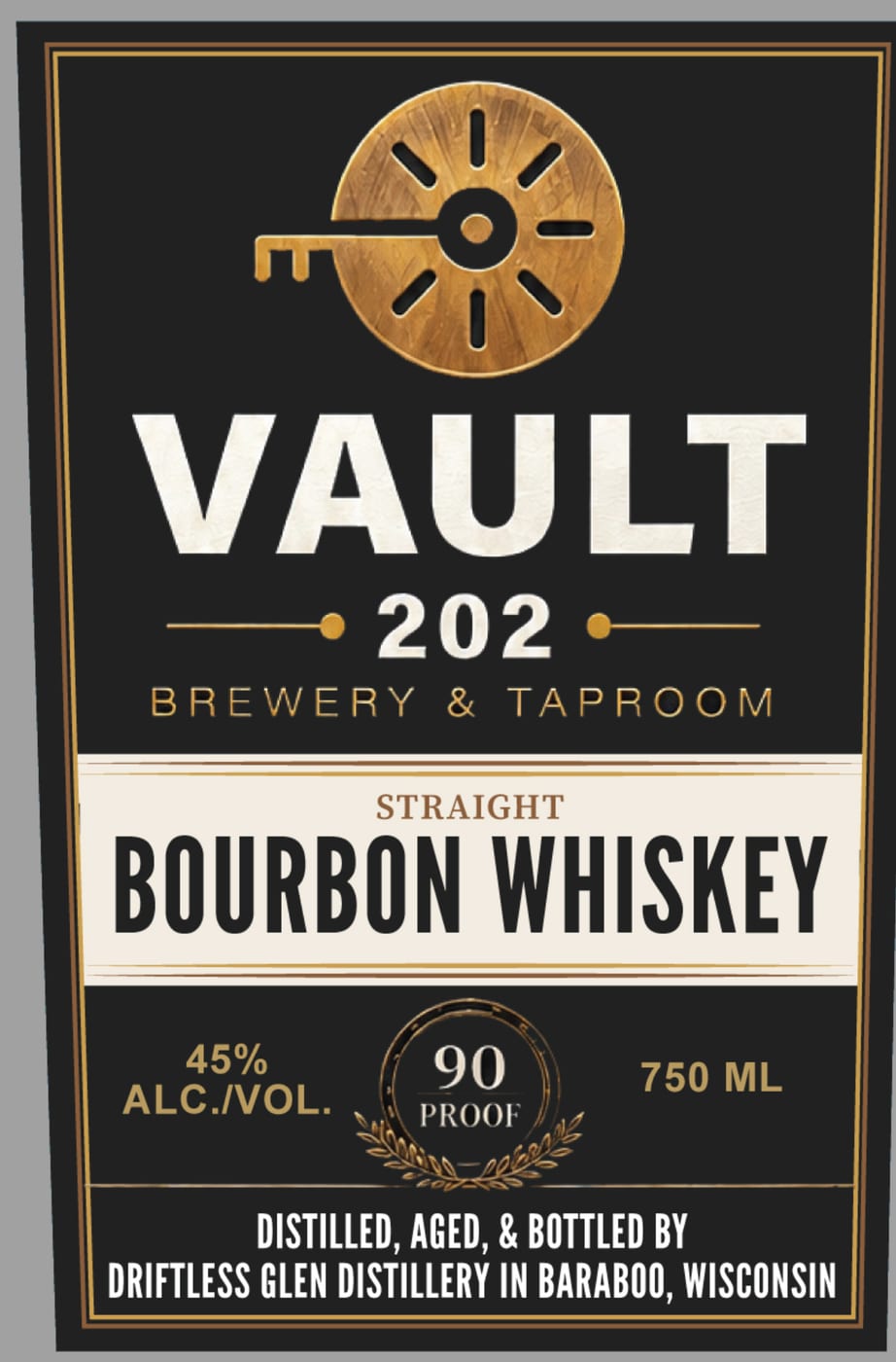 Vault 202 Brewery & Taproom label