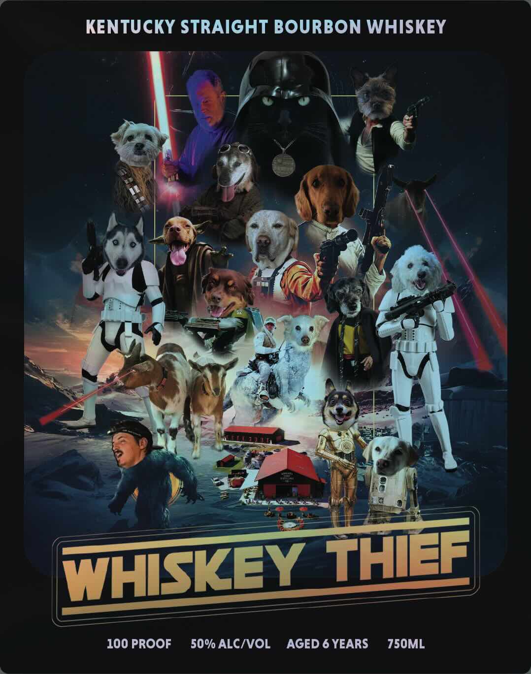 Whiskey Thief Distilling CO. label