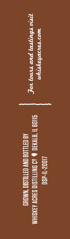 Whiskey Acres Distilling CO. label image 4