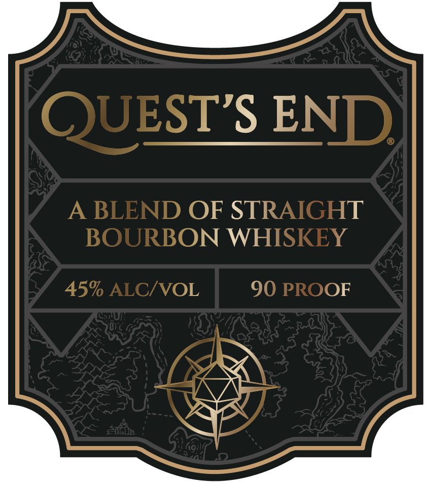 Quest's End label