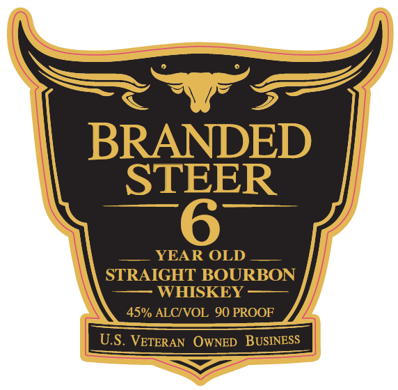 Branded Steer label