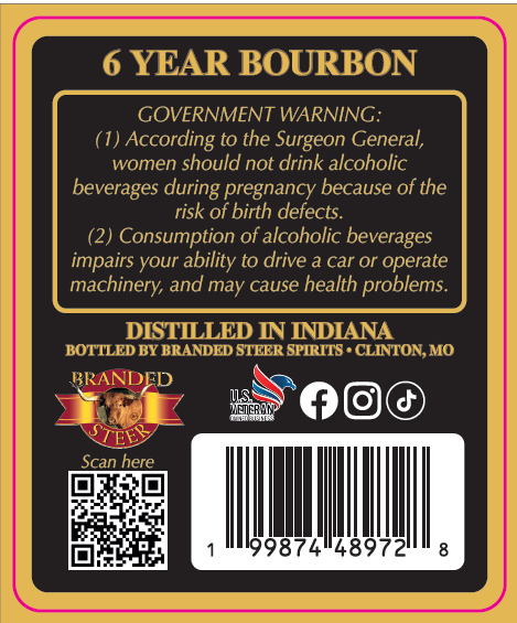 Branded Steer label image 2