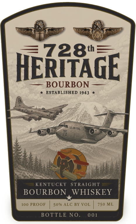 728TH Heritage label