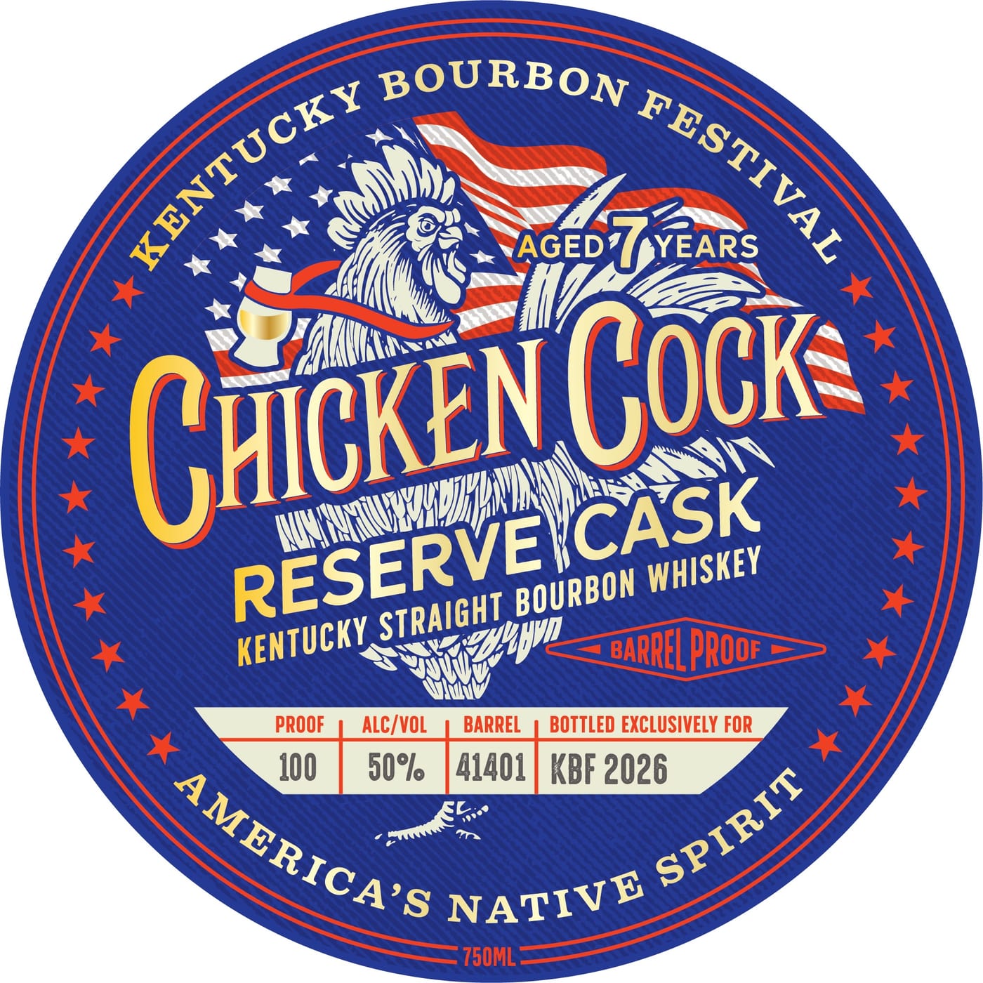 Chicken Cock label