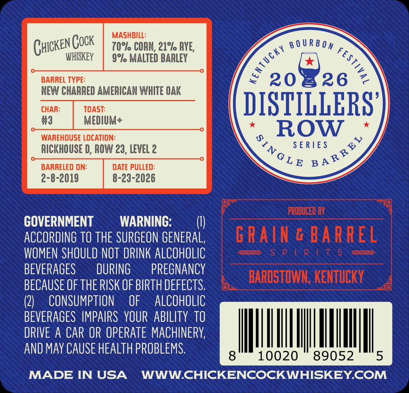 Chicken Cock label image 2