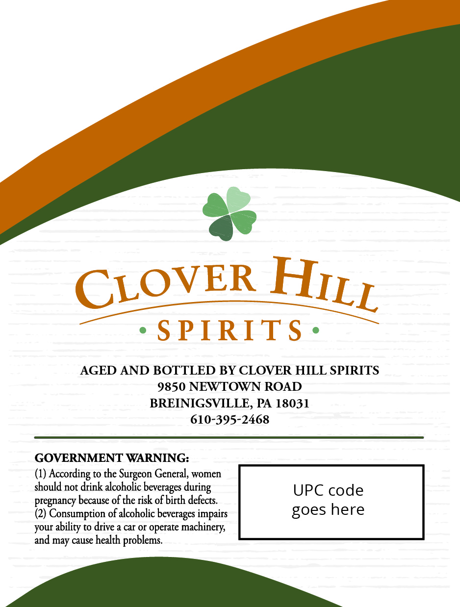 Clover Hill Spirits label image 2