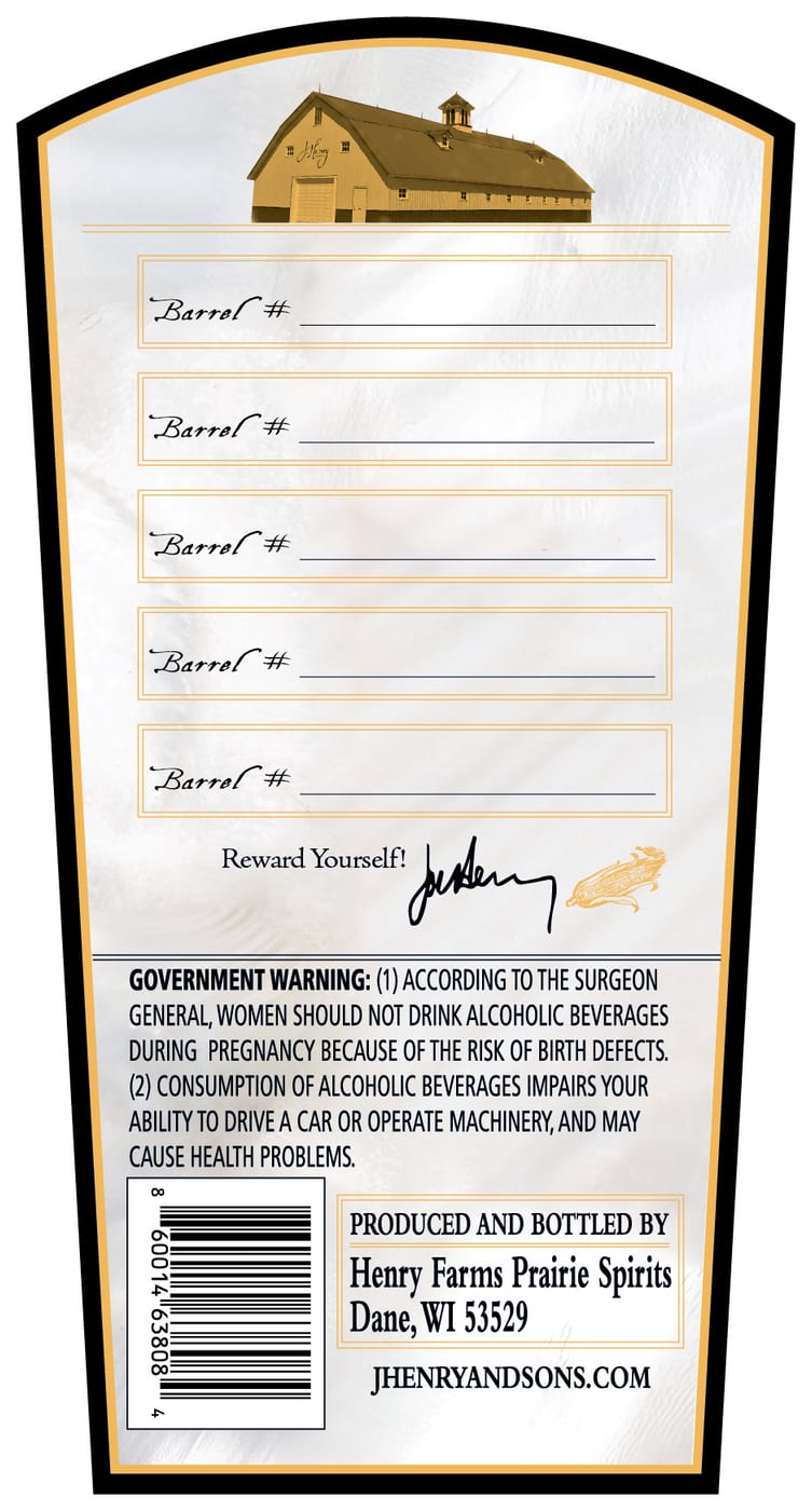 J. Henry & Sons Bespoke Blend label image 2