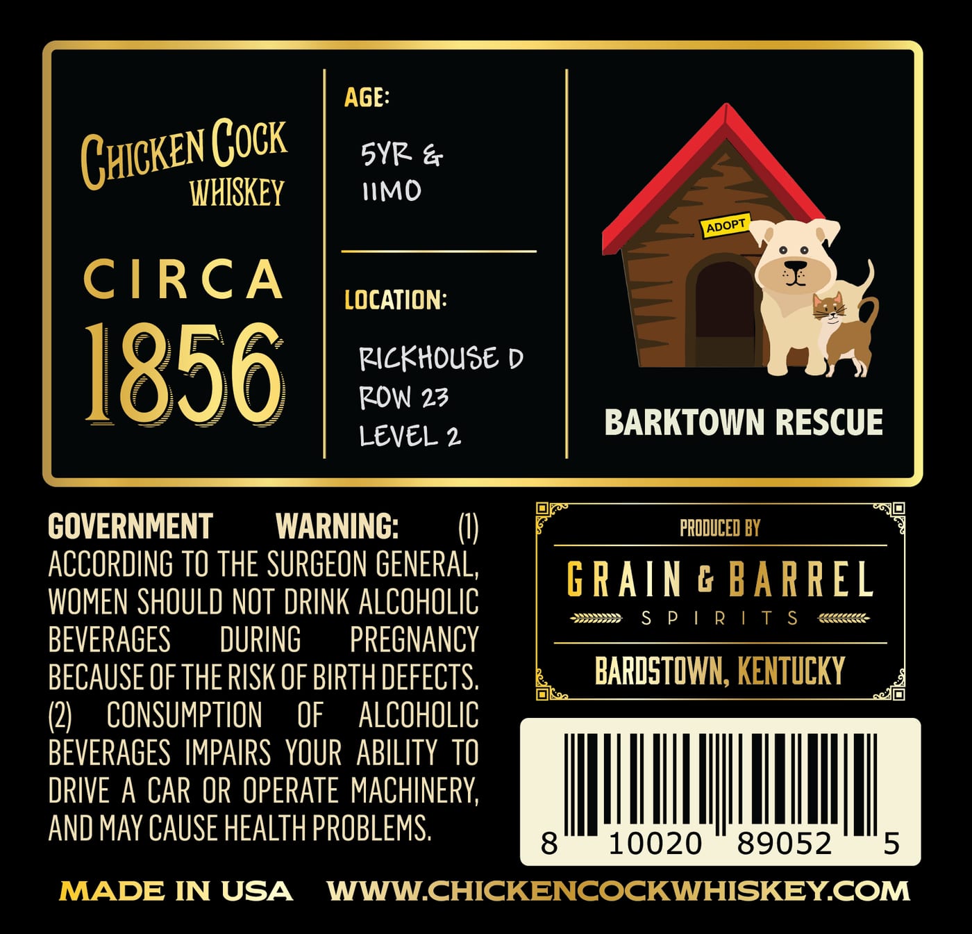 Chicken Cock label image 2