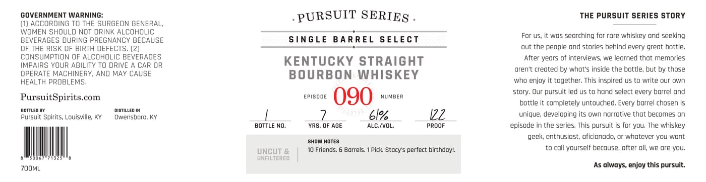 Pursuit Series label